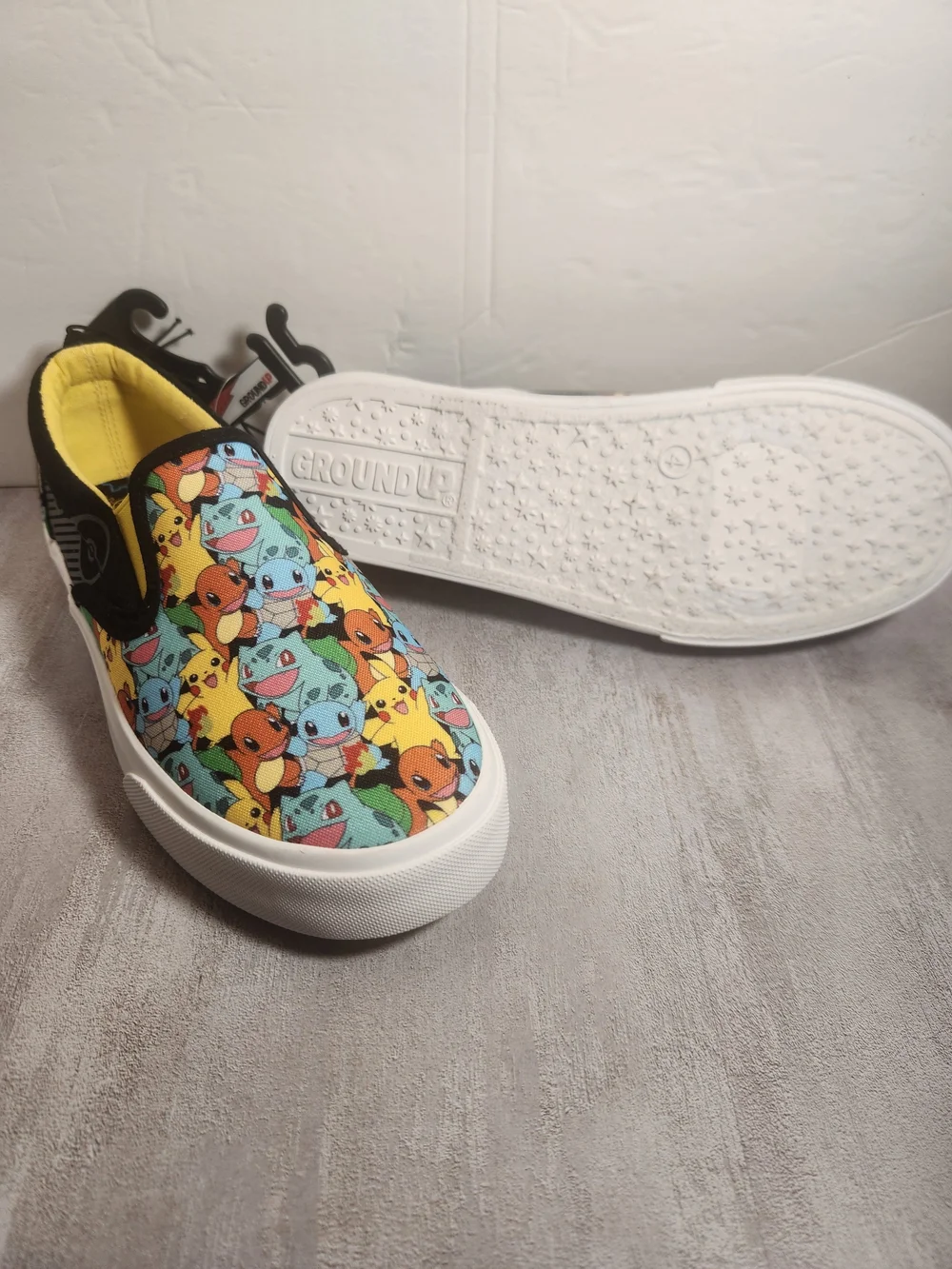 Ground Up Pokemon Pikachu & Friends Slip-On Shoes